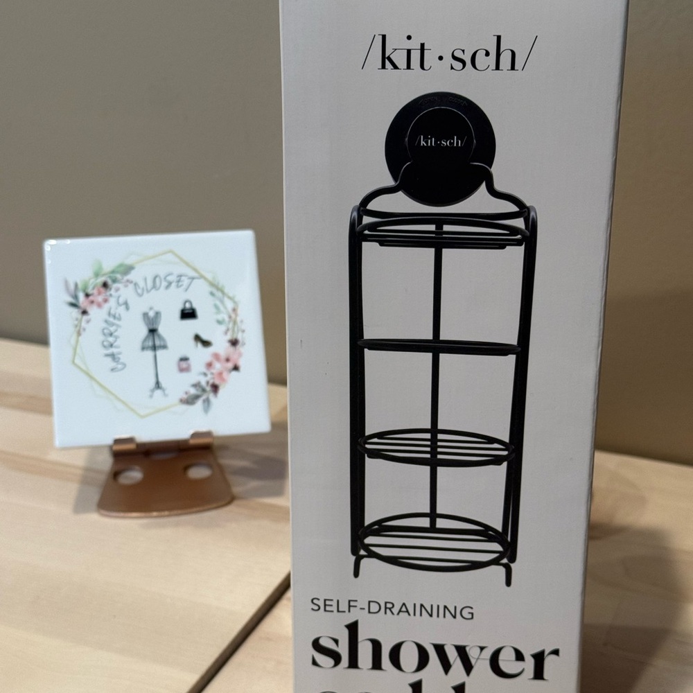 Kitsch Black Shower Caddy 11" Tall (Small) - Picture 4 of 4